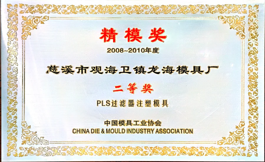 Second Prize for Excellence in Mold/Die Technology