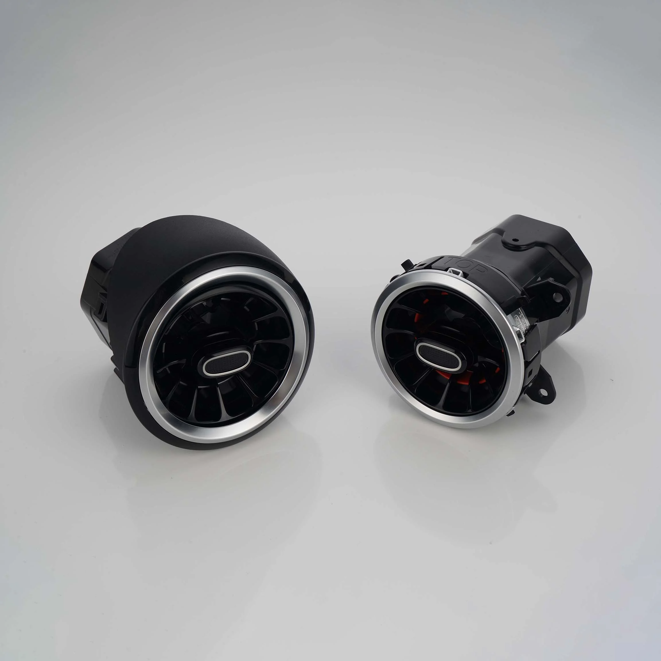 Air vent assembly, chrome plating