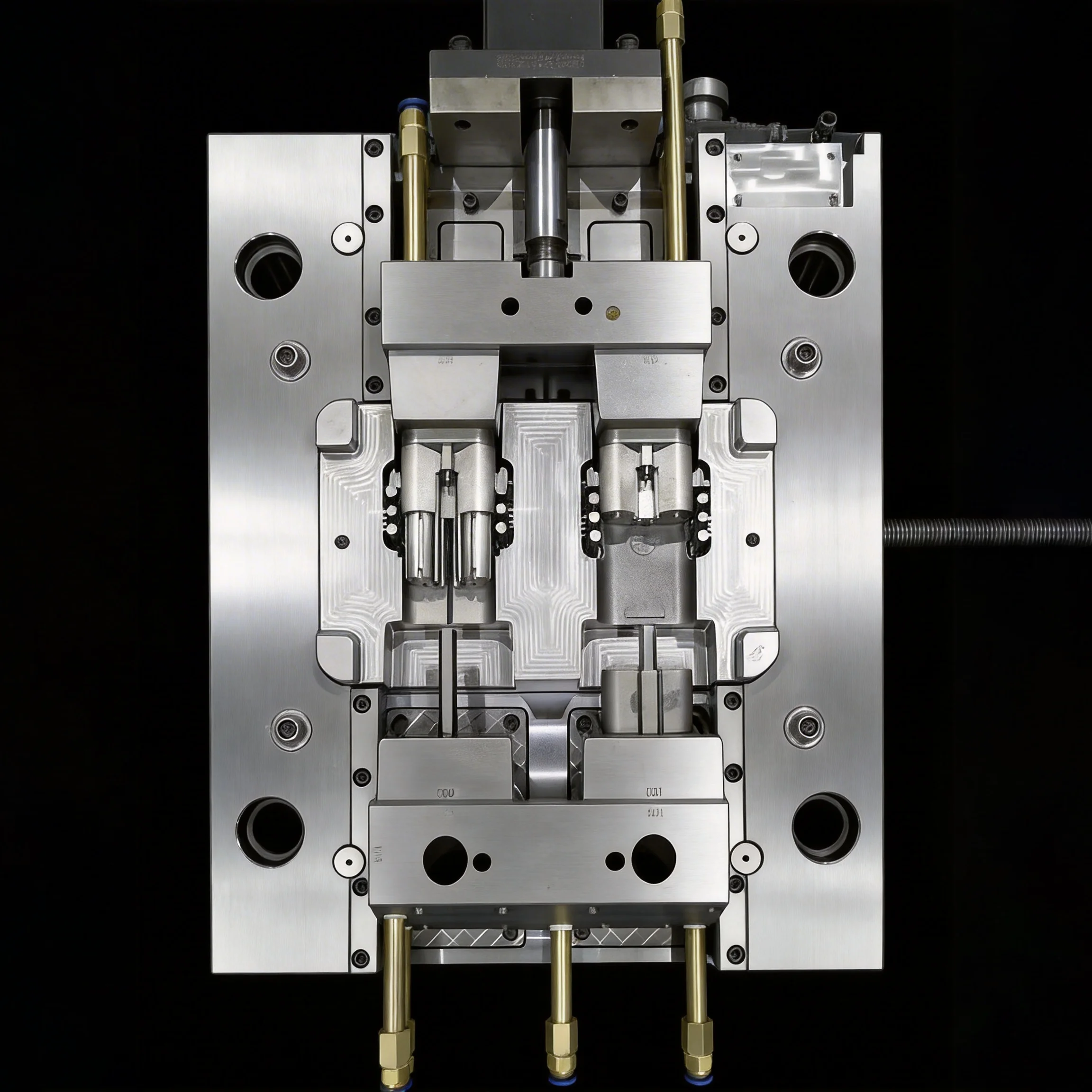 High-voltage connector mold